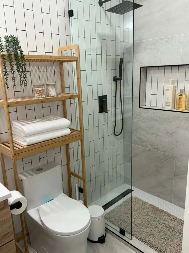 Spa Bath — Glass & Stone